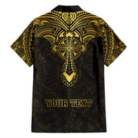 Personalized Polynesia Hawaiian Shirt With Christian Cross LT05 - Polynesian Pride