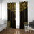 Polynesia Window Curtain With Christian Cross LT05 With Grommets Gold - Polynesian Pride