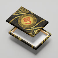 Polynesia Canvas Wall Art With Hindu Om Symbol LT05 - Polynesian Pride