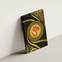 Polynesia Canvas Wall Art With Hindu Om Symbol LT05 - Polynesian Pride