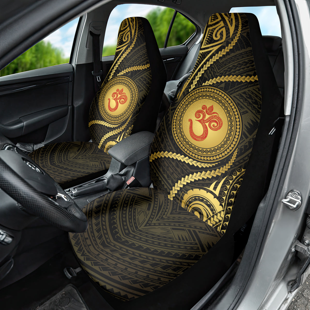 Polynesia Car Seat Cover With Hindu Om Symbol LT05 - Polynesian Pride