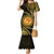 Polynesia Mermaid Dress With Hindu Om Symbol LT05 Women Gold - Polynesian Pride