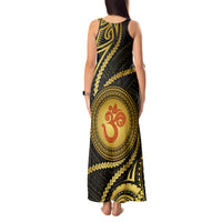 Polynesia Tank Maxi Dress With Hindu Om Symbol LT05 - Polynesian Pride
