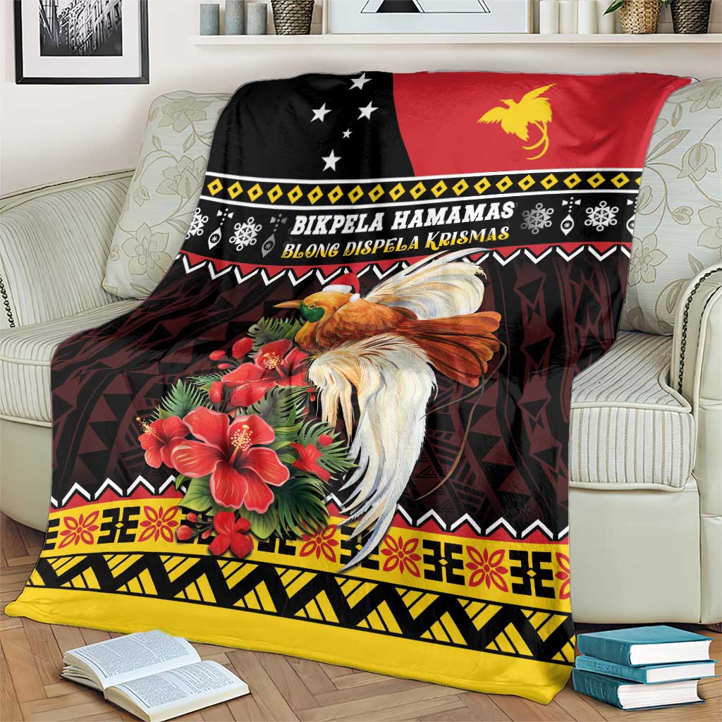 Papua New Guinea Christmas Blanket Bird Of Paradise Hamamas Krismas