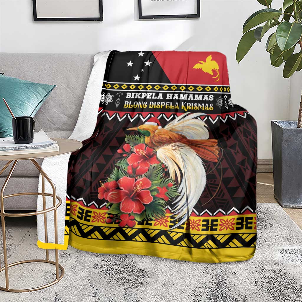 Papua New Guinea Christmas Blanket Bird Of Paradise Hamamas Krismas