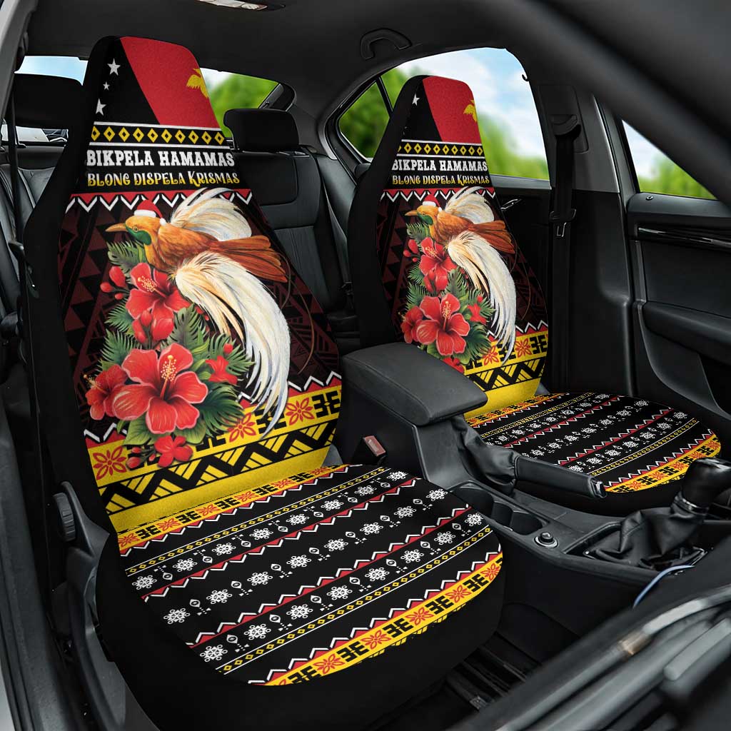 Papua New Guinea Christmas Car Seat Cover Bird Of Paradise Hamamas Krismas