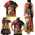 Papua New Guinea Christmas Family Matching Tank Maxi Dress and Hawaiian Shirt Bird Of Paradise Hamamas Krismas