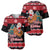 New Zealand Christmas Baseball Jersey Funny Santa Riding Kiwi Meri Kirihimete