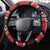 New Zealand Christmas Steering Wheel Cover Funny Santa Riding Kiwi Meri Kirihimete