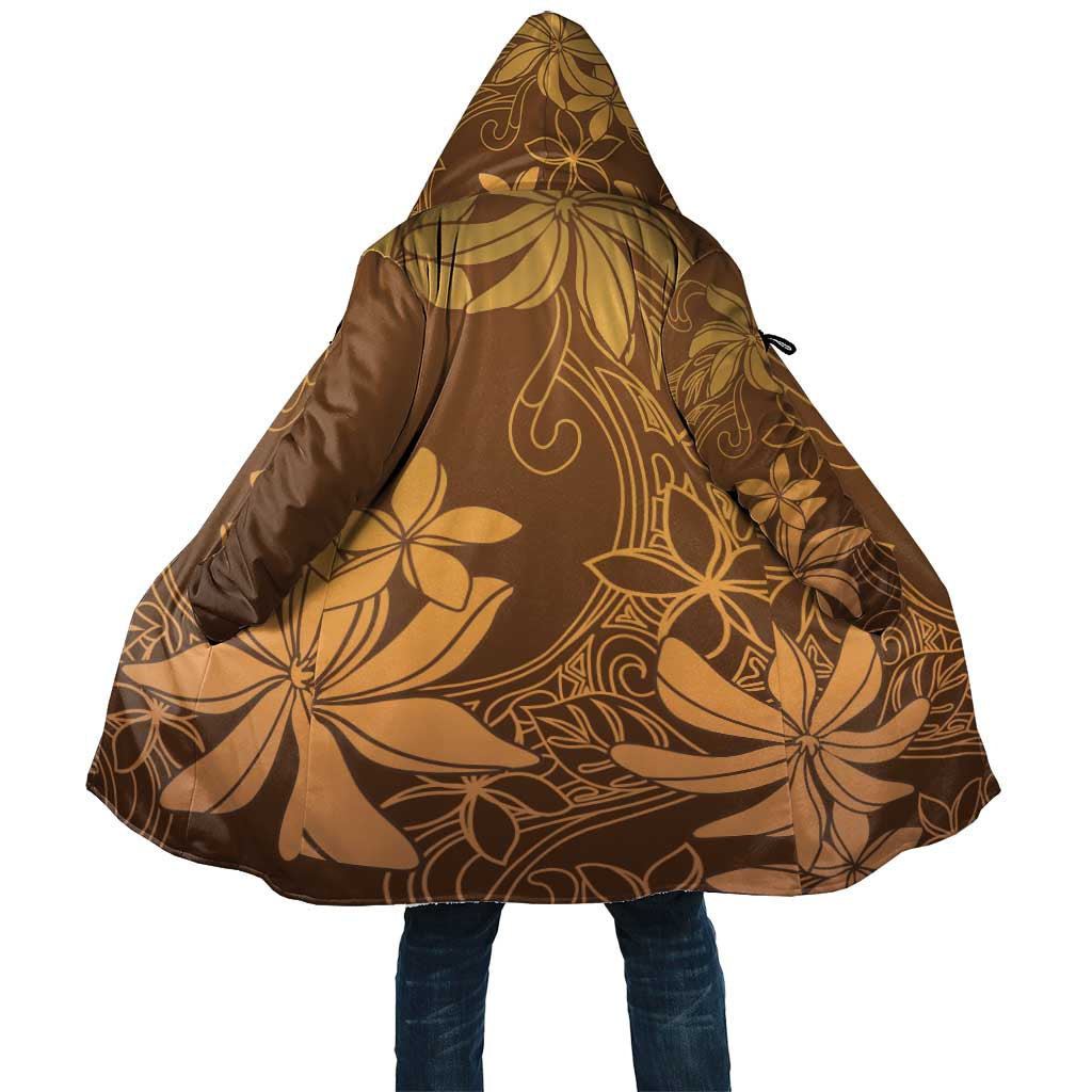 Tiare Tahiti Cloak Brown Polynesia Motifs - Polynesian Pride