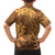 Tiare Tahiti Family Matching Summer Maxi Dress and Hawaiian Shirt Brown Polynesia Motifs - Polynesian Pride