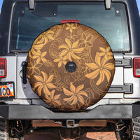 Tiare Tahiti Spare Tire Cover Brown Polynesia Motifs LT05 Brown - Polynesian Pride