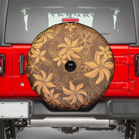 Tiare Tahiti Spare Tire Cover Brown Polynesia Motifs LT05 - Polynesian Pride