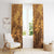 Tiare Tahiti Window Curtain Brown Polynesia Motifs - Polynesian Pride