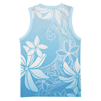 Tiare Tahiti Basketball Jersey Blue Polynesia Motifs - Polynesian Pride