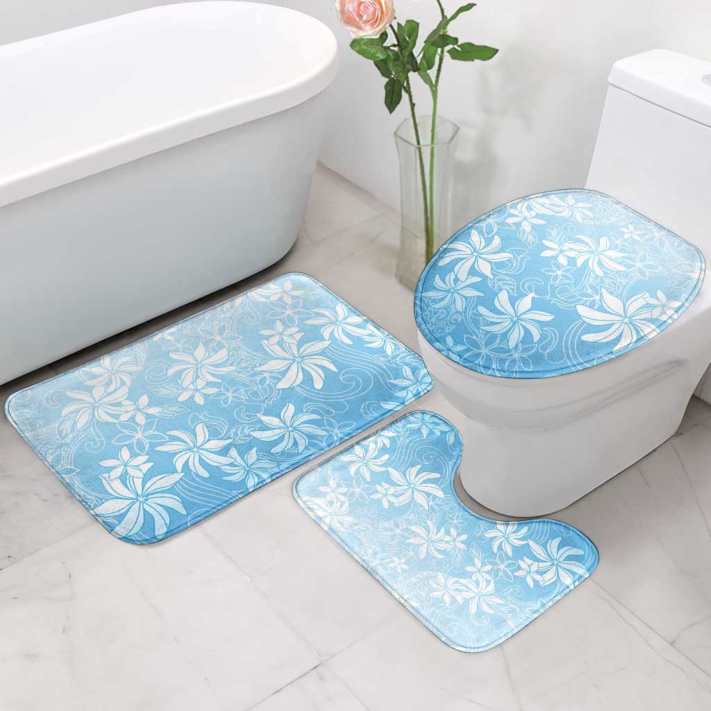 Tiare Tahiti Bathroom Set Blue Polynesia Motifs - Polynesian Pride