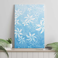 Tiare Tahiti Canvas Wall Art Blue Polynesia Motifs LT05 - Polynesian Pride