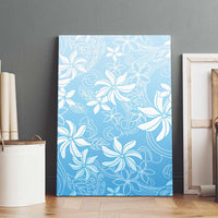Tiare Tahiti Canvas Wall Art Blue Polynesia Motifs LT05 - Polynesian Pride