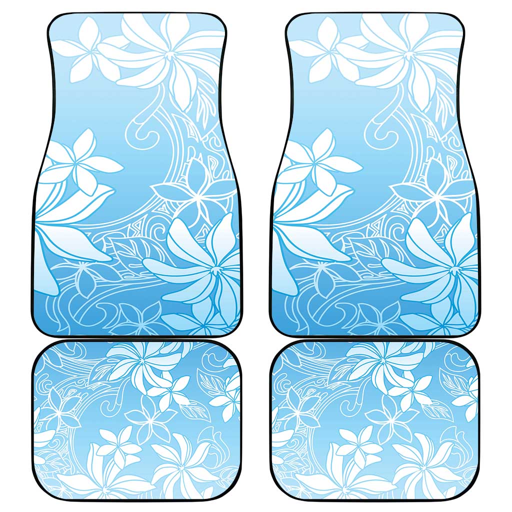 Tiare Tahiti Car Mats Blue Polynesia Motifs LT05 - Polynesian Pride