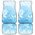Tiare Tahiti Car Mats Blue Polynesia Motifs - Polynesian Pride