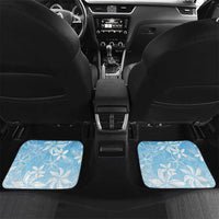Tiare Tahiti Car Mats Blue Polynesia Motifs LT05 Set 2pcs - Back Blue - Polynesian Pride