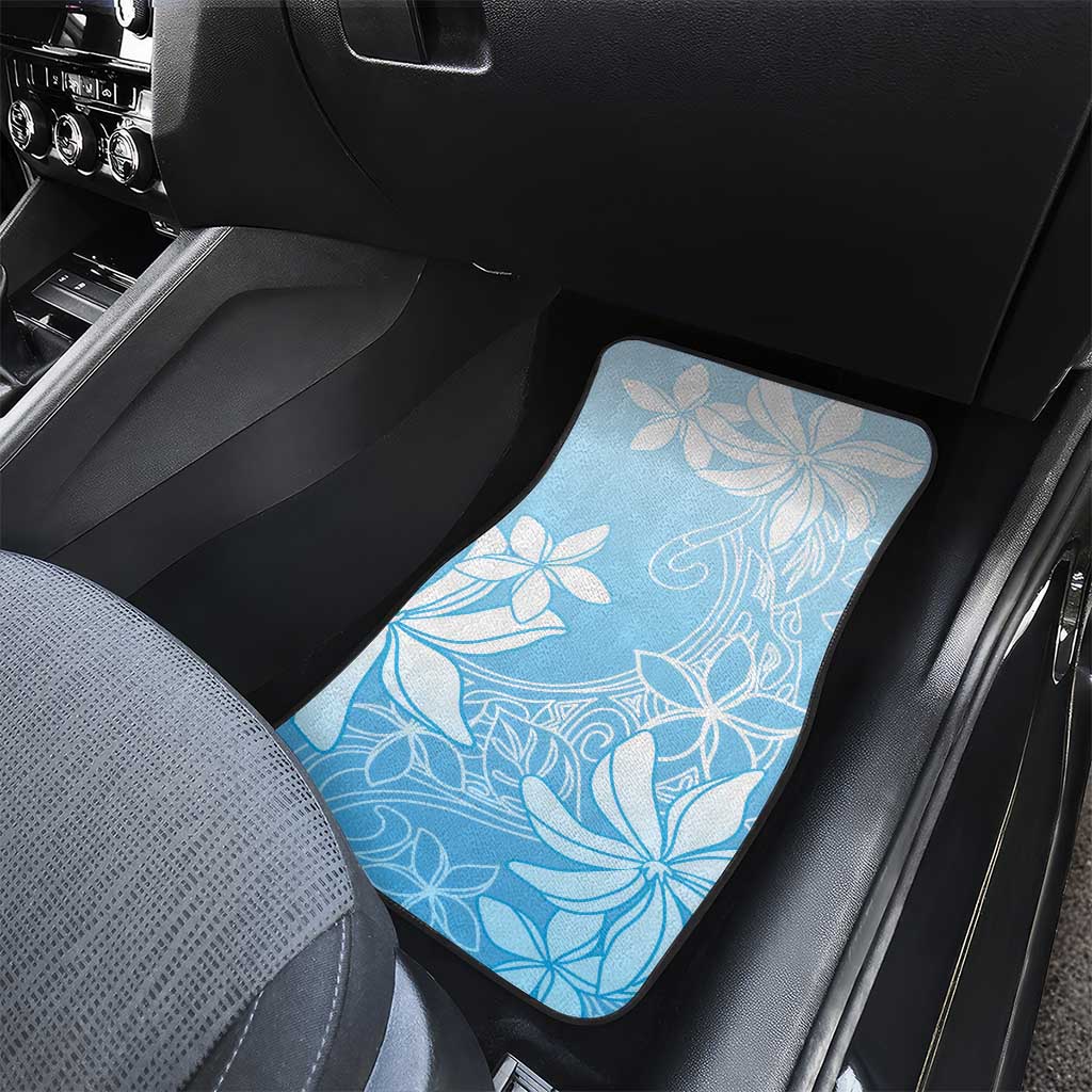 Tiare Tahiti Car Mats Blue Polynesia Motifs LT05 - Polynesian Pride