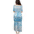 Tiare Tahiti Family Matching Puletasi and Hawaiian Shirt Blue Polynesia Motifs - Polynesian Pride