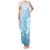 Tiare Tahiti Family Matching Tank Maxi Dress and Hawaiian Shirt Blue Polynesia Motifs - Polynesian Pride