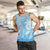 Tiare Tahiti Men Tank Top Blue Polynesia Motifs - Polynesian Pride