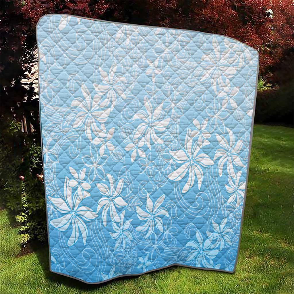 Tiare Tahiti Quilt Blue Polynesia Motifs LT05 - Polynesian Pride