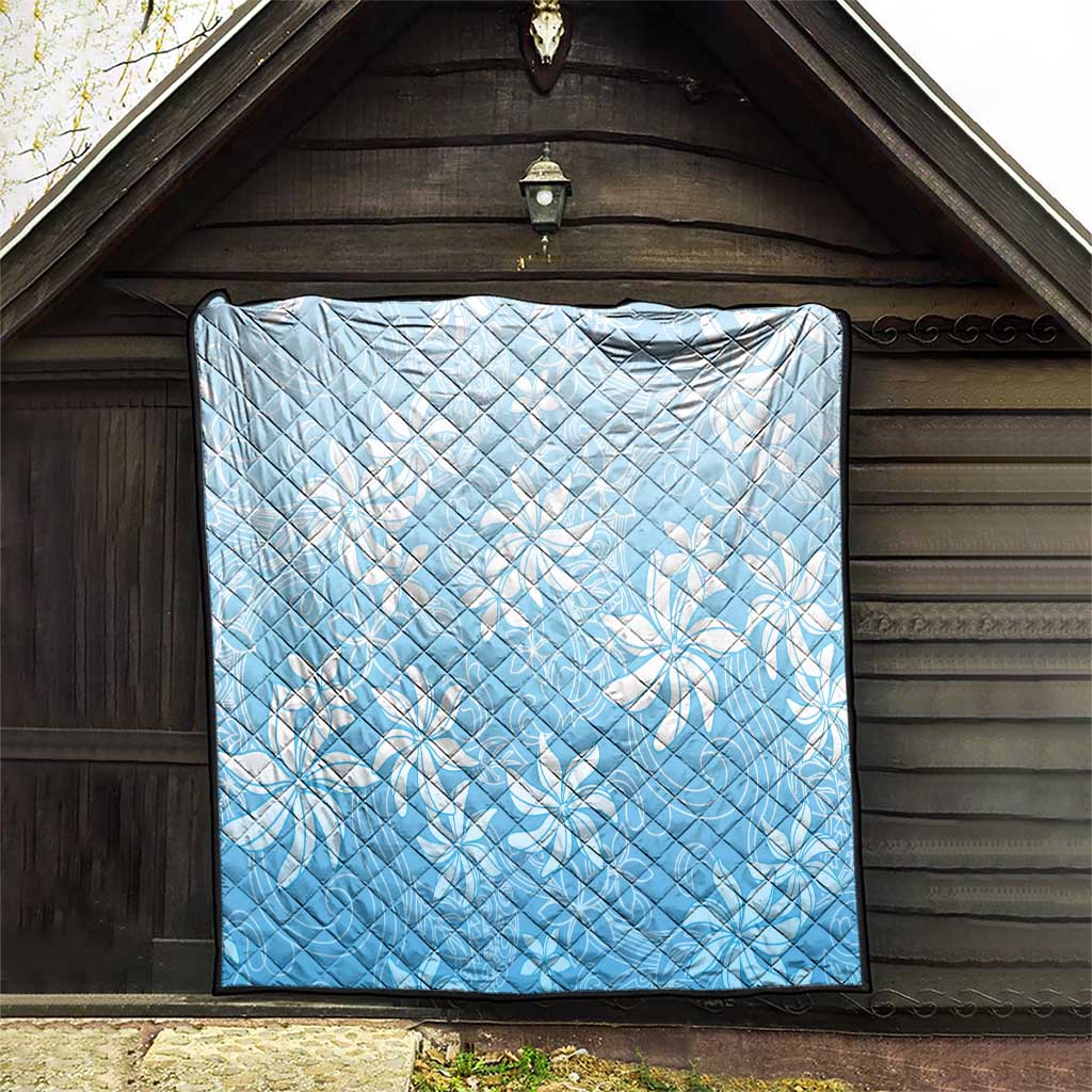 Tiare Tahiti Quilt Blue Polynesia Motifs LT05 - Polynesian Pride