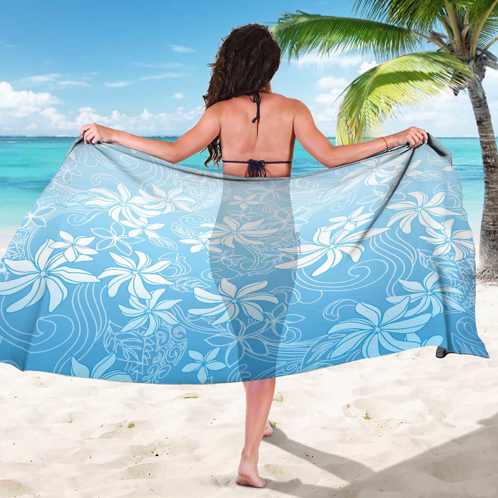 Tiare Tahiti Sarong Blue Polynesia Motifs LT05 - Polynesian Pride