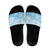Tiare Tahiti Slide Sandals Blue Polynesia Motifs - Polynesian Pride