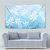Tiare Tahiti Tapestry Blue Polynesia Motifs LT05 - Polynesian Pride