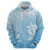 Tiare Tahiti Zip Hoodie Blue Polynesia Motifs - Polynesian Pride