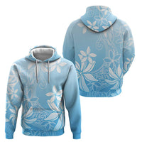 Tiare Tahiti Zip Hoodie Blue Polynesia Motifs LT05 - Polynesian Pride