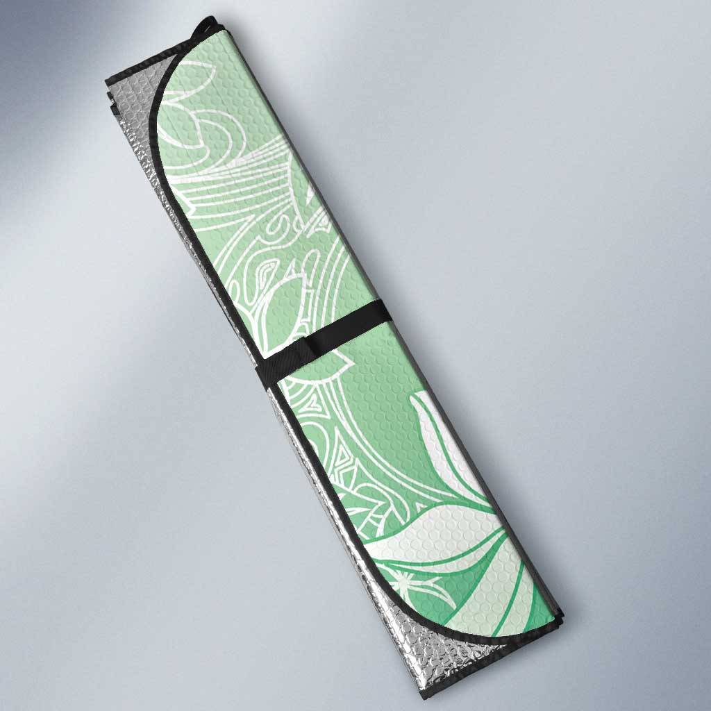 Tiare Tahiti Auto Sun Shade Matcha Polynesia Motifs - Polynesian Pride