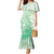Tiare Tahiti Mermaid Dress Matcha Polynesia Motifs - Polynesian Pride