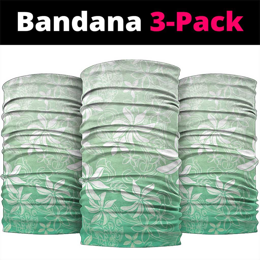 Tiare Tahiti Neck Gaiter Matcha Polynesia Motifs LT05 package One Size: 25*50cm Green - Polynesian Pride