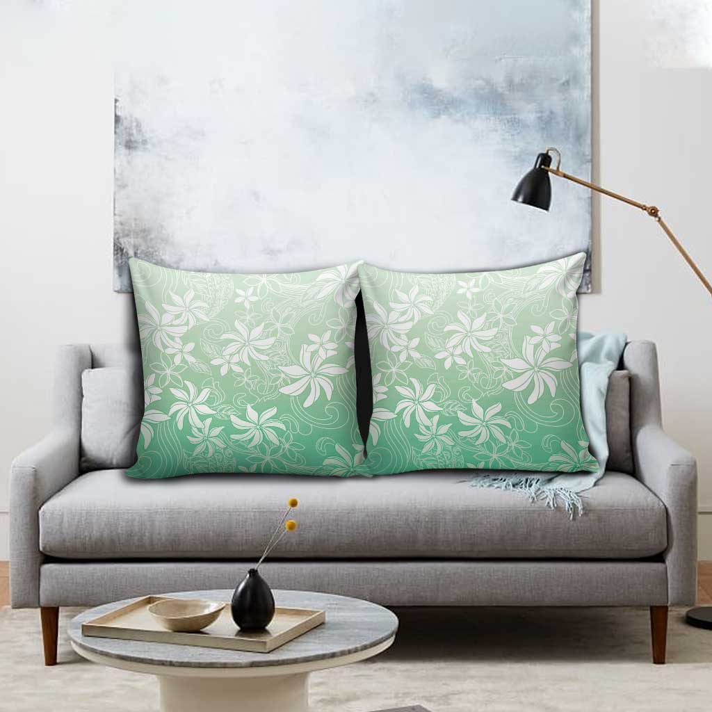 Tiare Tahiti Pillow Cover Matcha Polynesia Motifs LT05 - Polynesian Pride