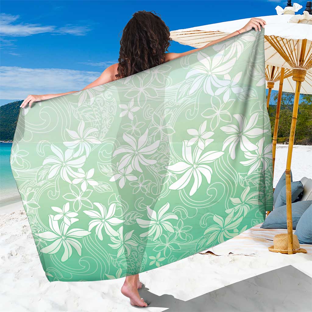 Tiare Tahiti Sarong Matcha Polynesia Motifs LT05 One Size 44 x 66 inches Green - Polynesian Pride