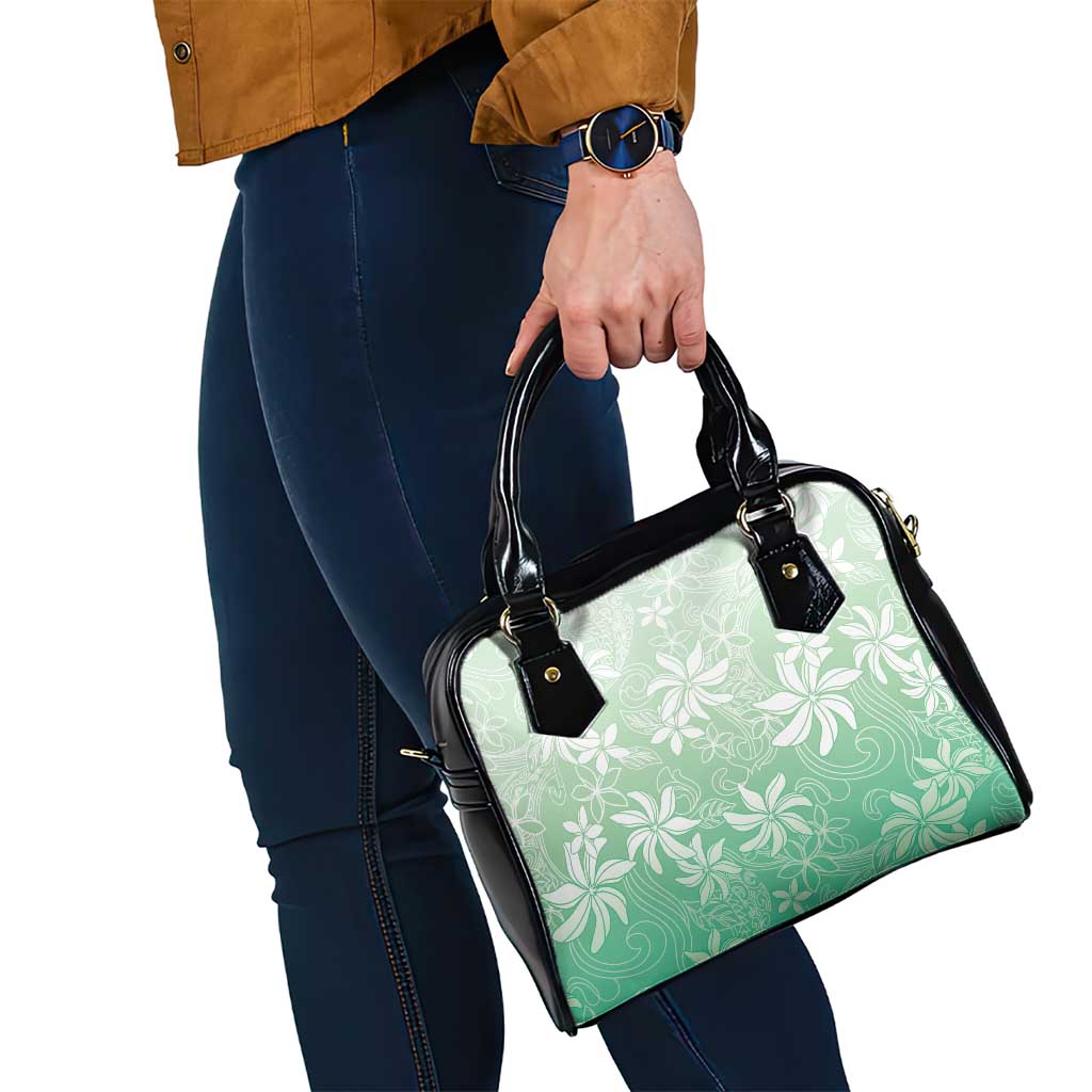 Tiare Tahiti Shoulder Handbag Matcha Polynesia Motifs LT05 - Polynesian Pride