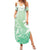 Tiare Tahiti Summer Maxi Dress Matcha Polynesia Motifs - Polynesian Pride