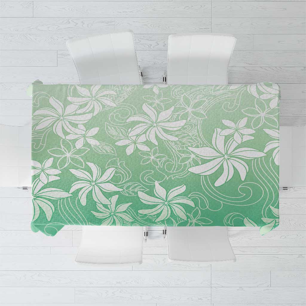 Tiare Tahiti Tablecloth Matcha Polynesia Motifs - Polynesian Pride