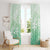 Tiare Tahiti Window Curtain Matcha Polynesia Motifs - Polynesian Pride
