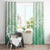 Tiare Tahiti Window Curtain Matcha Polynesia Motifs - Polynesian Pride