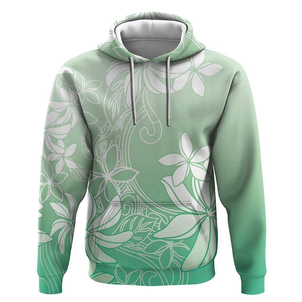 Tiare Tahiti Zip Hoodie Matcha Polynesia Motifs LT05 Pullover Hoodie Green - Polynesian Pride