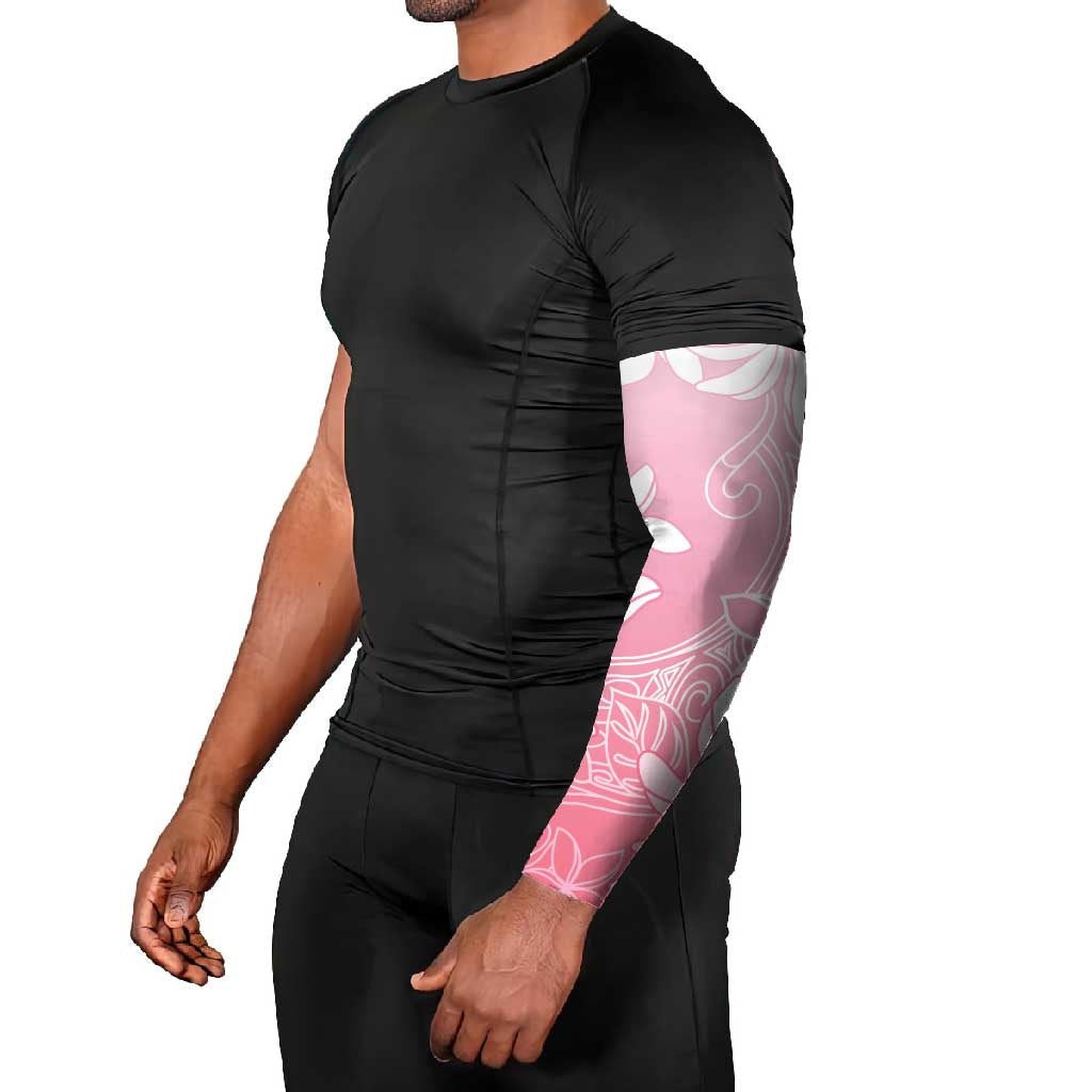 Tiare Tahiti Arm Sleeves Pink Polynesia Motifs - Polynesian Pride