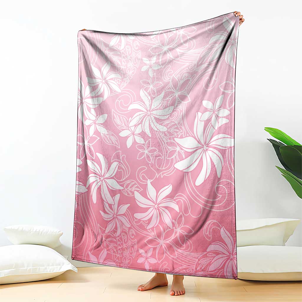 Tiare Tahiti Blanket Pink Polynesia Motifs LT05 - Polynesian Pride
