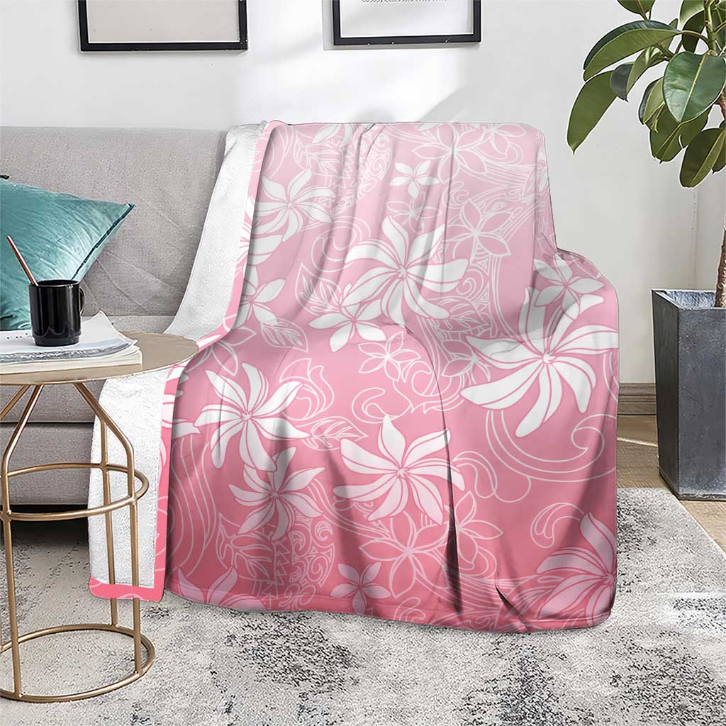 Tiare Tahiti Blanket Pink Polynesia Motifs LT05 - Polynesian Pride
